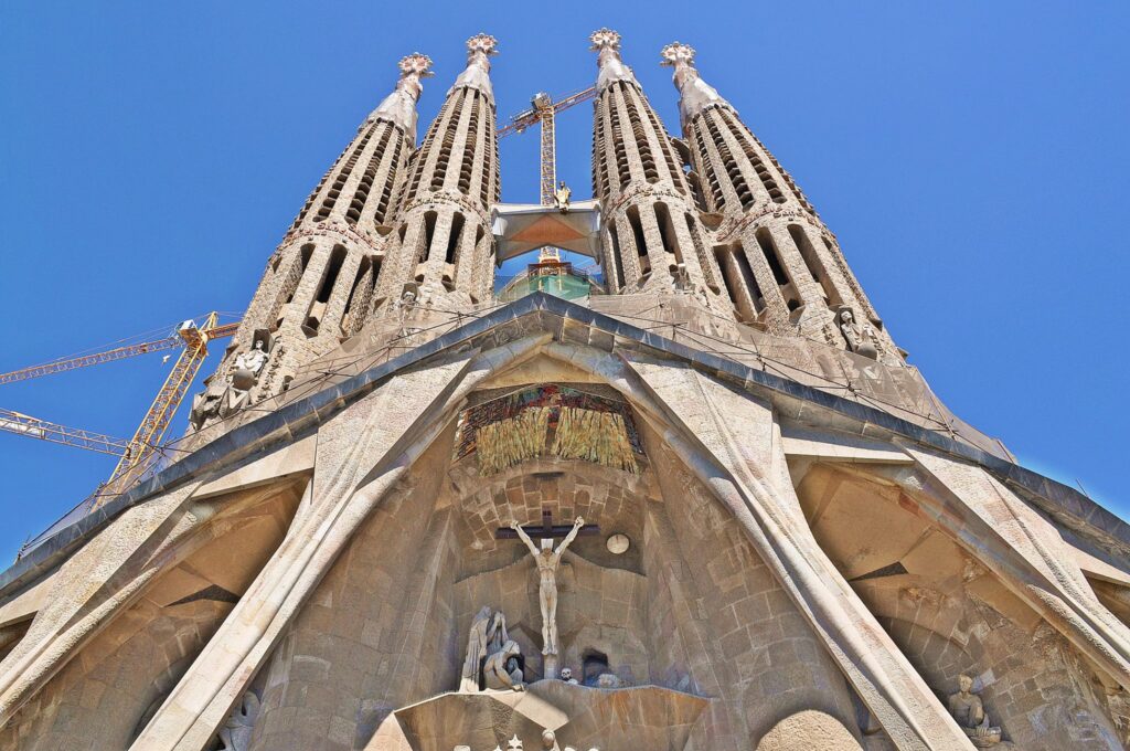 Fasada Męki Pańskiej Sagrada Familia Barcelona