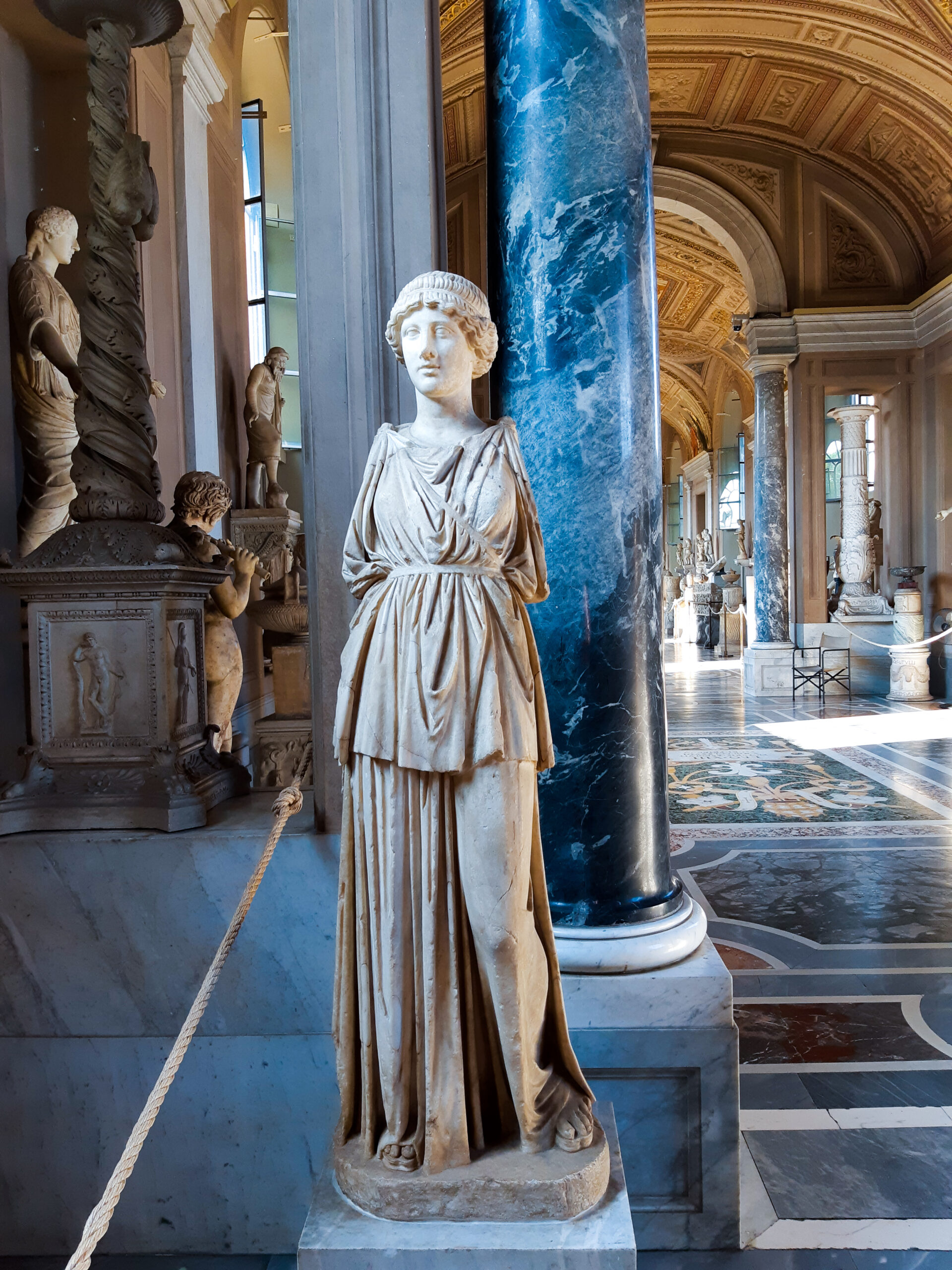Antyczna rzeźba w Muzeum Pio-Clementino w Muzeach Watykańskich