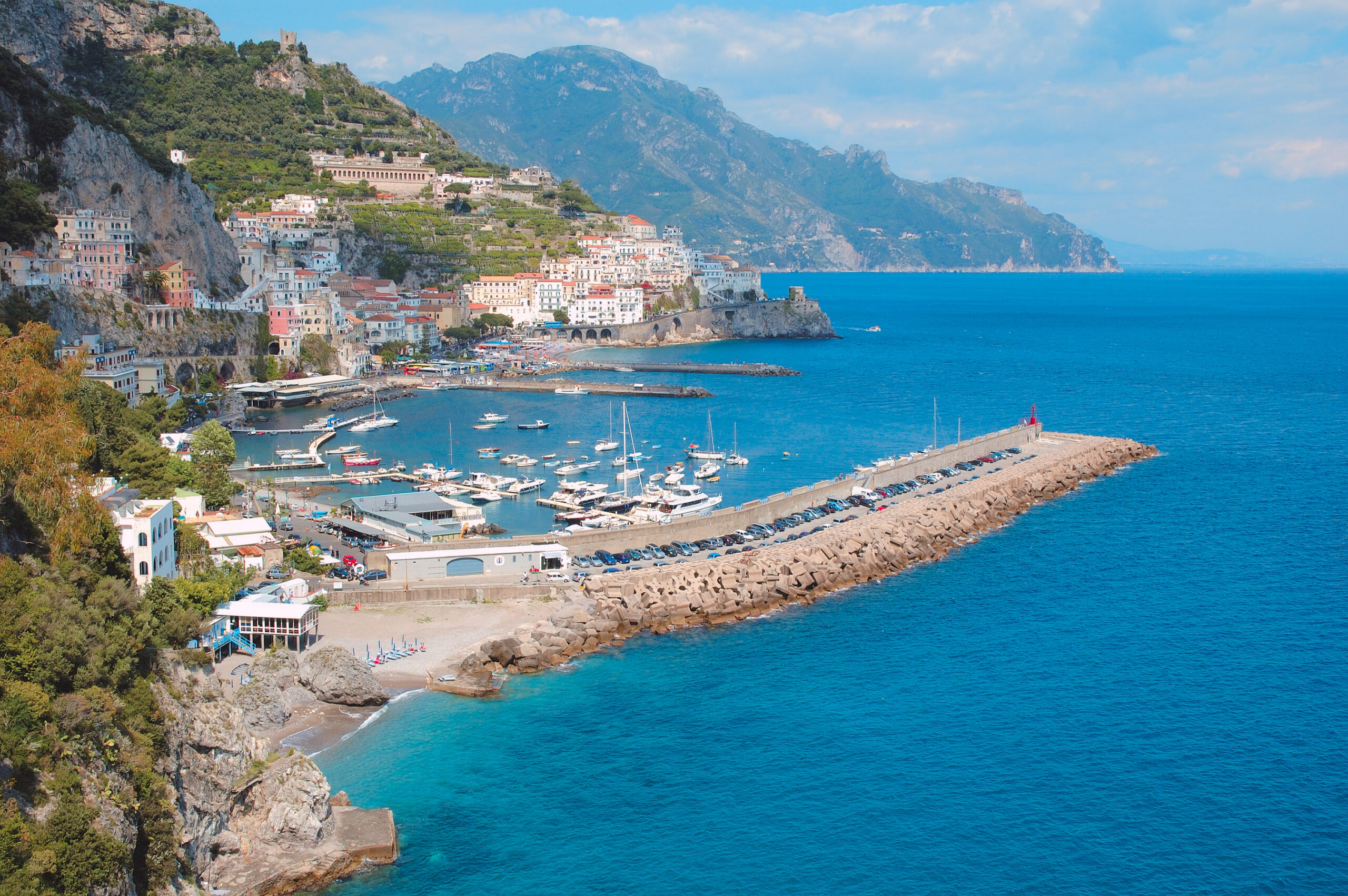 Przystań portowa Marina Coppola w Amalfi