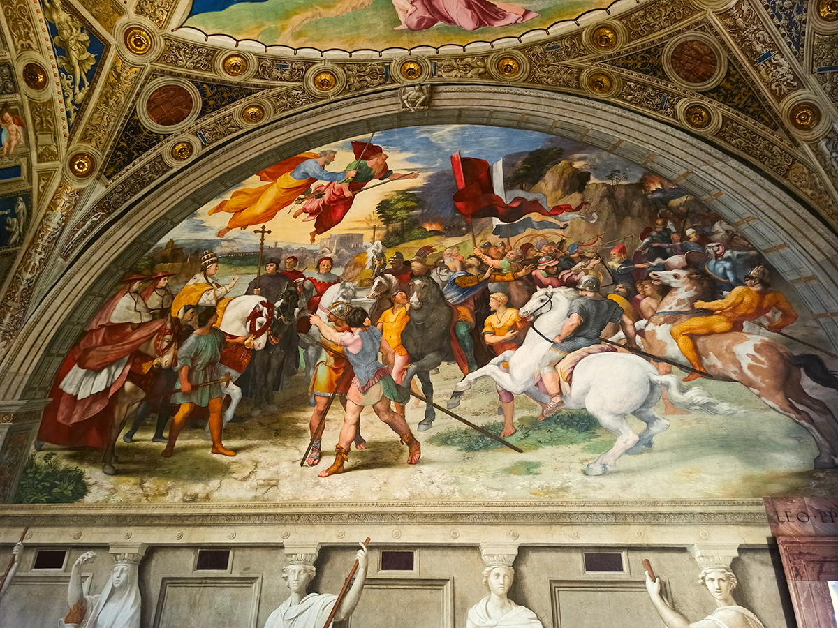 Freski w Pokoju Heliodora w Stanze Watykańskich
