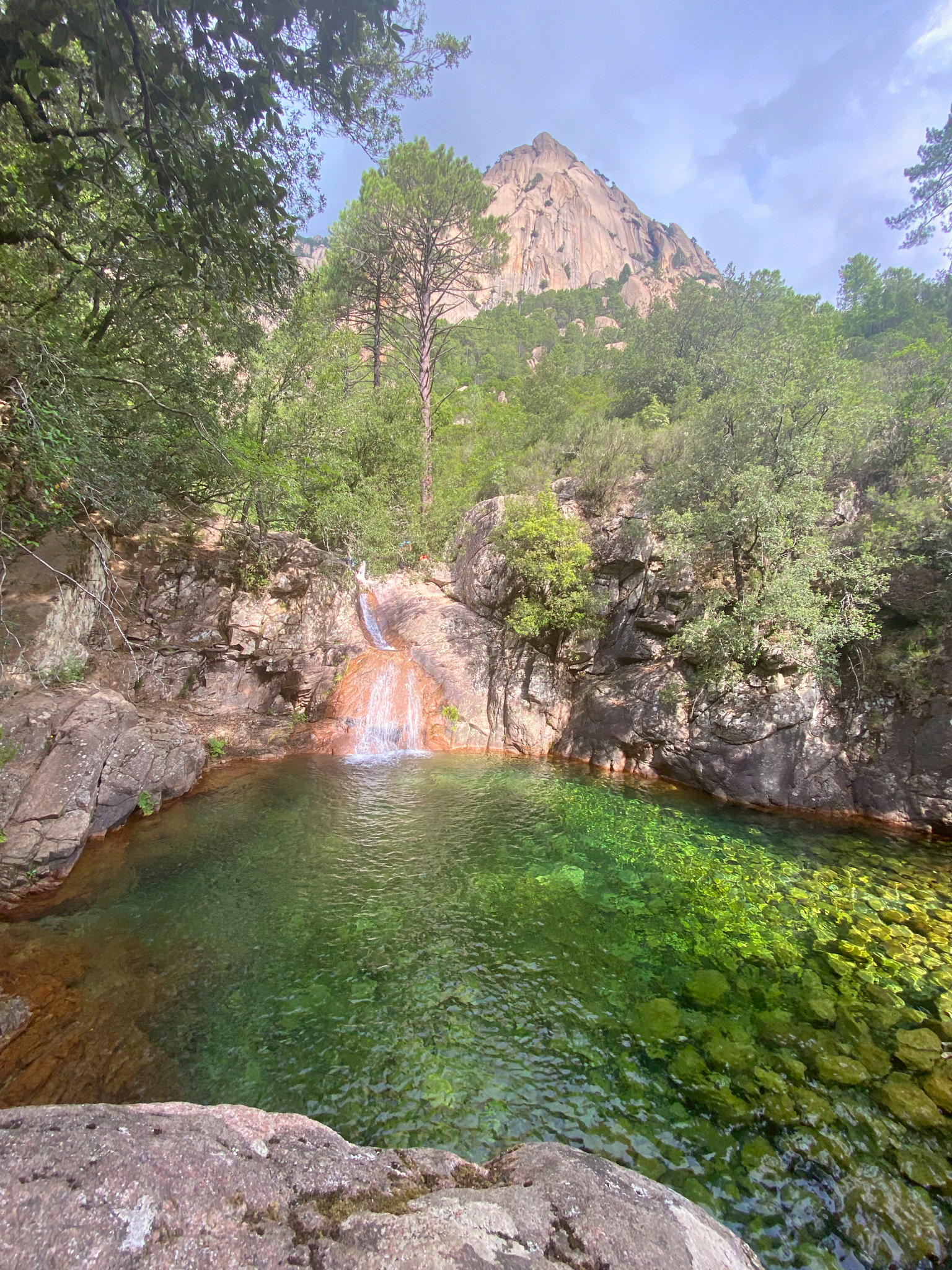 Cascades de Polischellu na Korsyce