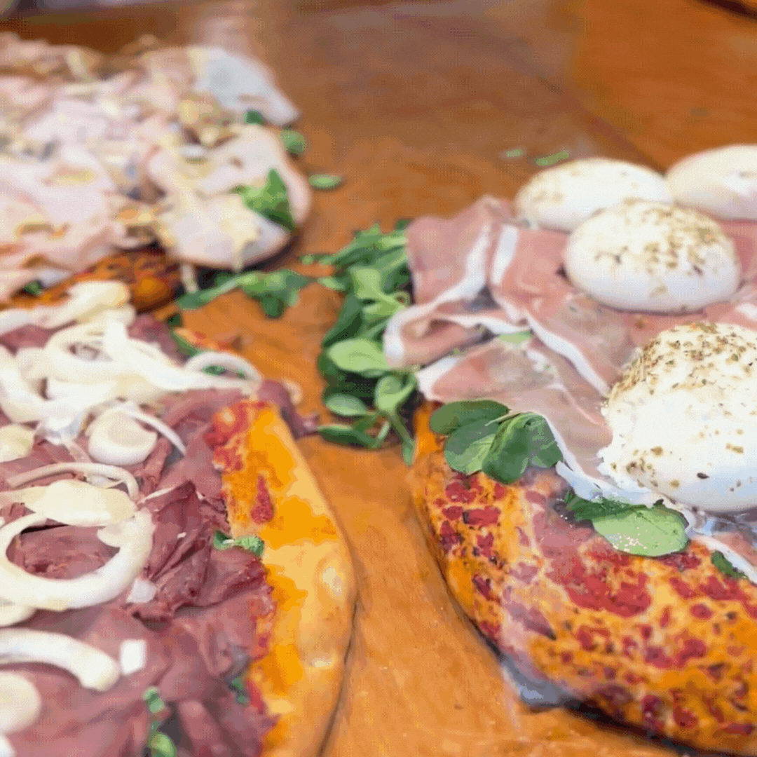 Pizza sprzedawana na kawałki we Włoszech